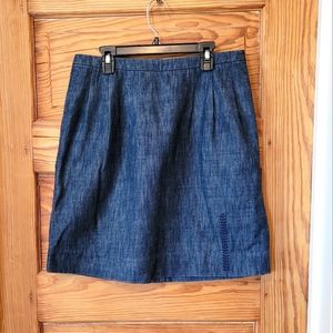 Orla Kiely denim skirt